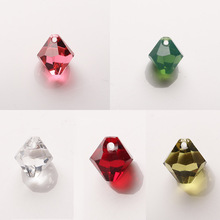 奥地利水晶元素6328棱形顶孔坠子   diy吊坠饰品配件