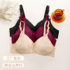 Thin underwear, supporting bra top, wireless bra, European style, plus size