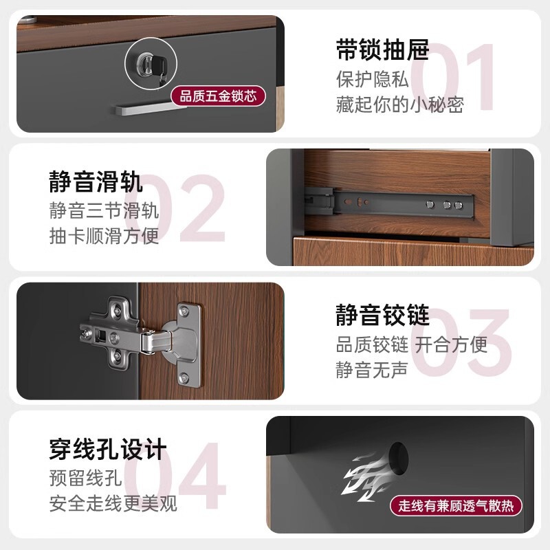 コンピューターデスク シングル シンプル モダン オフィス デスクとチェアの組み合わせ スタッフステーション オフィス ボス テーブル スタッフ デスク|undefined