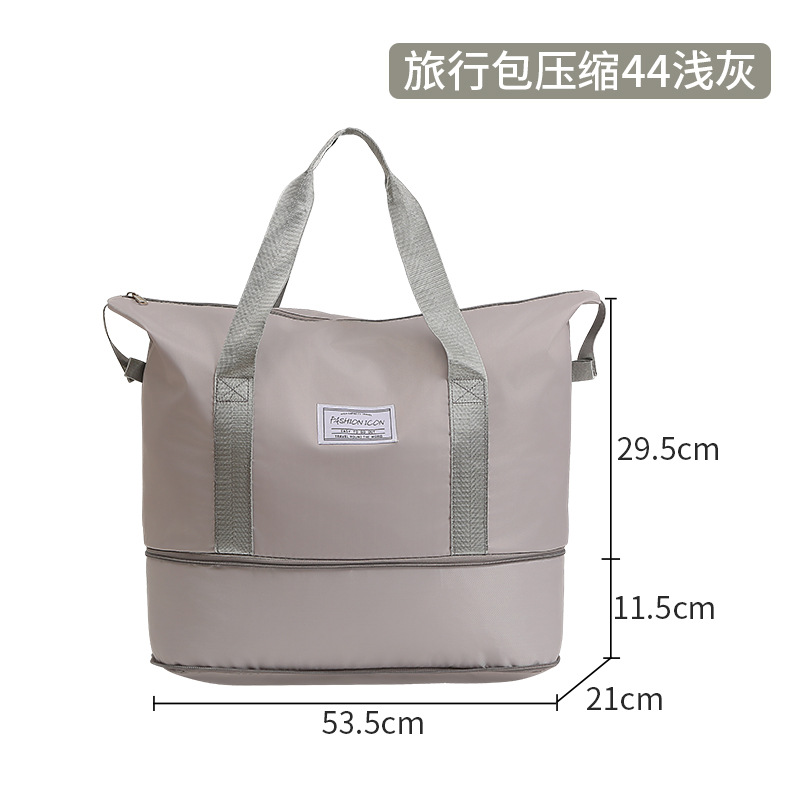 Bolsa de Almacenamiento de Viaje Compresible de Poliéster Plegable para Ropa y Artículos de Tocador