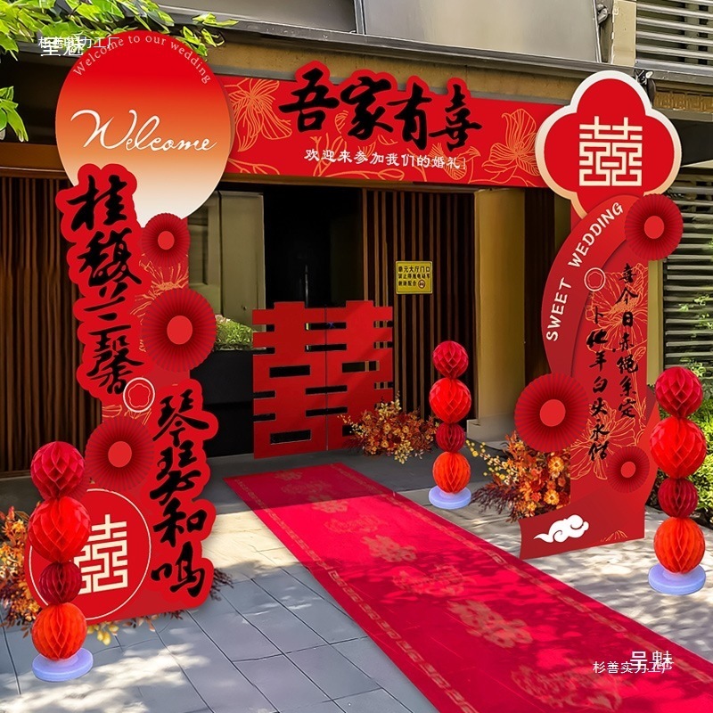 結婚式のガイドサイン kt ボード装飾田舎の結婚式の路肩結婚式の部屋のレイアウト結婚式用品|undefined