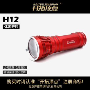 Development vertex H12 night fishing lamp fishing lamp fishing wild fishing pond Lake reservoir adjustable light spot three light sources
