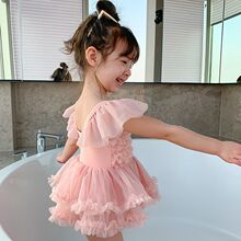 ��ͯӾ��Ůͯ���������������廨������ȹʽ�ɰ���Ӿװ��СͯŮ��