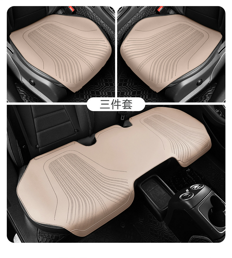 Factory Direct Sales All-Season Suede Leather Saddle Pad Breathable, Stain-Resistant and Wear-Resistant Car Seat Cushion Car Interior Seat Cover