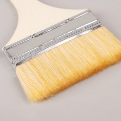 Wood-handled wool brush, handle size 1 inch, 2 inches, 3 inches, painted soft hair brush, barbecue and baking brush, wool brush wholesale