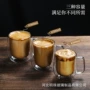 双层定制耐高温透明牛奶杯