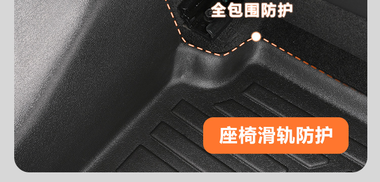 Suitable for Hyundai Sonata 20-25 models, 10th and 11th generations, full coverage TPE car floor mats