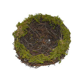 Emlyn 家居装饰品手工DIY藤编水草鸟巢拍摄道具创意挂件装饰鸟窝