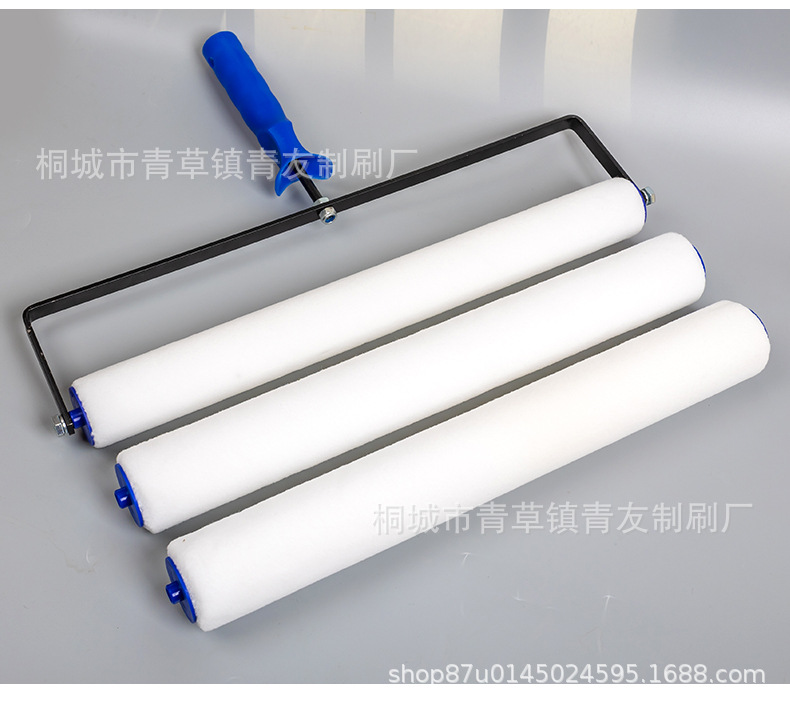 Pintura de piso epoxi cepillo de rodillo especial 9/18 pulgadas cepillo de rodillo grande pintura de látex laminado resistente a los solventes sin pelusa