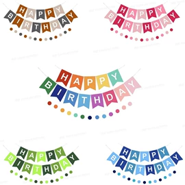 场地布置道具;吊旗/三角旗;拉花、彩带