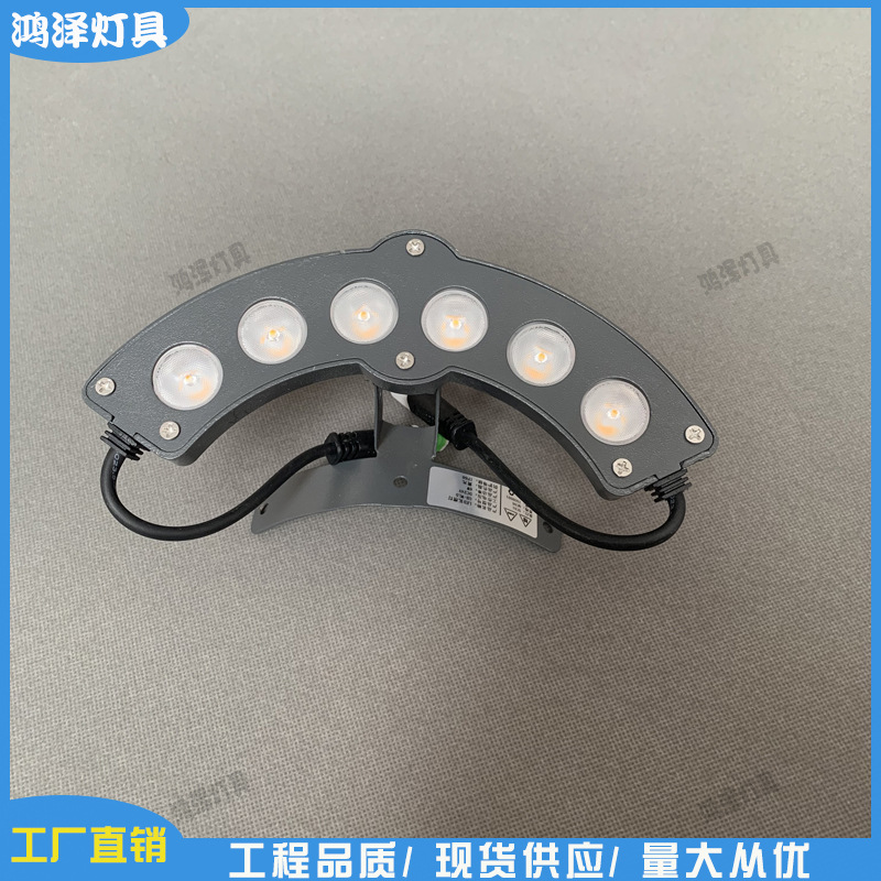 LED outdoor lighting waterproof 6W9W ancient building corrugated…