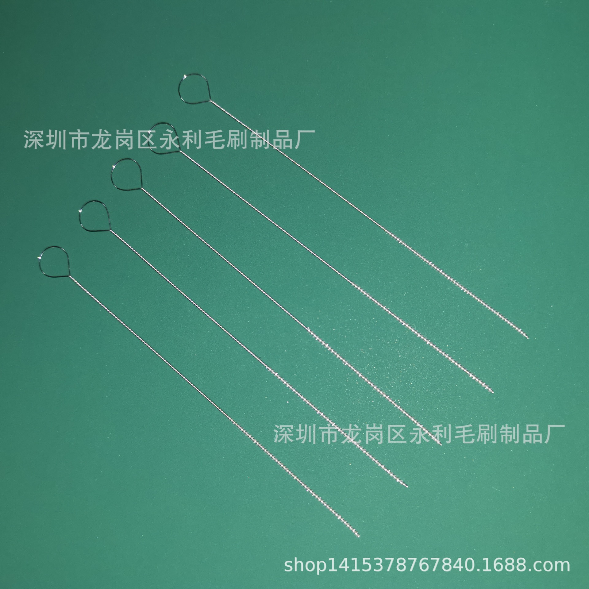 超细毛内孔超镜面通孔抛光 冲击波治疗仪清洁 试剂针内孔抛光毛刷