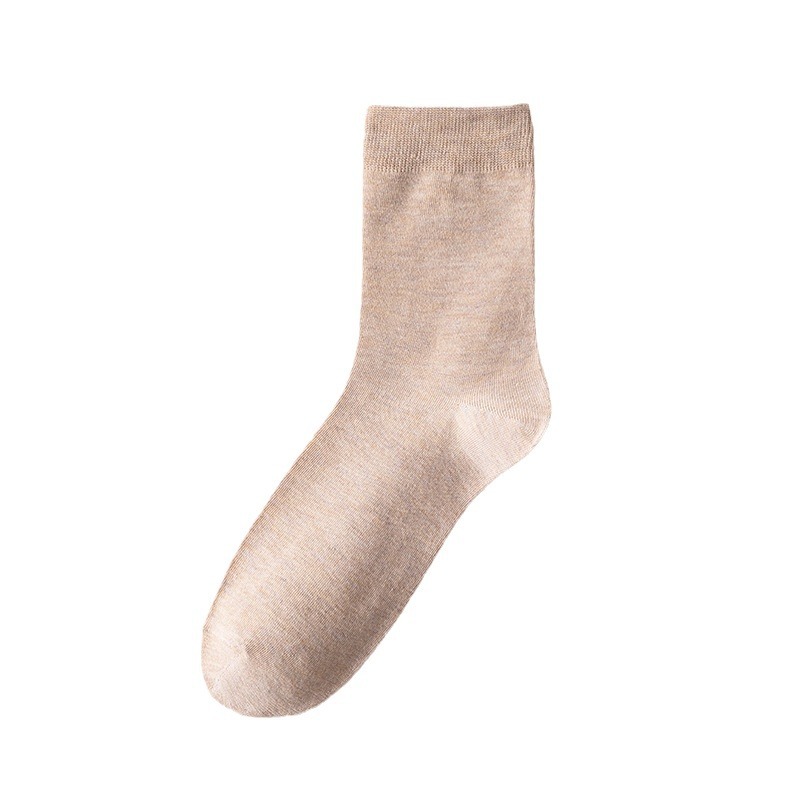 Zhuji socks autumn and winter solid color cotton socks socks anti-odor sweat business men's socks stockings wholesale factory goods