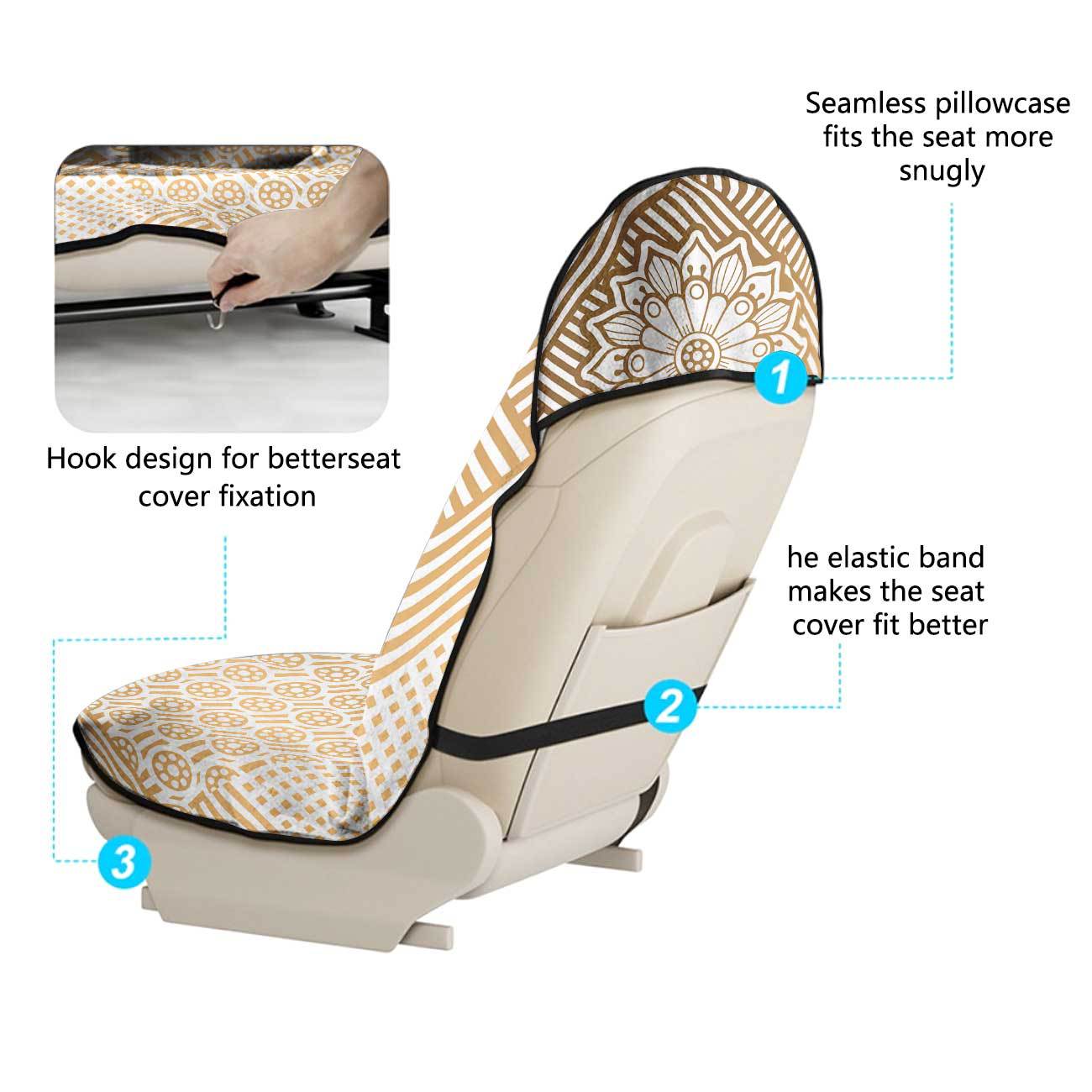 Car seat towel cover front seat protector suitable for gym and exercise, universal for all seasons, car use 76