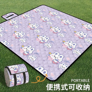 Extra Large Outdoor Picnic Mat Waterproof and Moisture-Proof Mat Thickeneded Floor Mat Portable Camping Style Kidsren's Ultra-Light Mat Picnic Mat