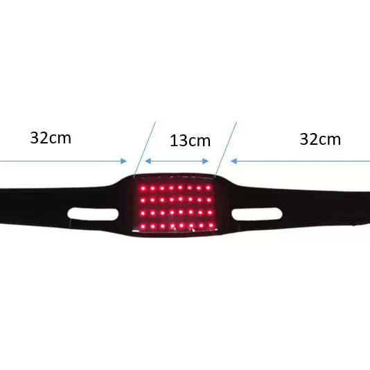 2023下巴脸部灯红外理疗绷带理疗灯LED红光灯660红外灯便携无线