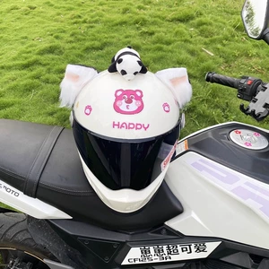 Cool Creative Helmet Decoration Handmade Animal Ears Accessories