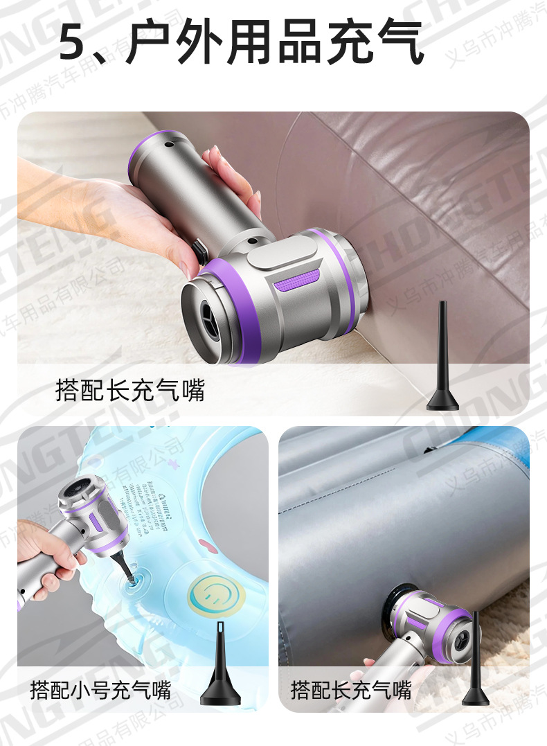[Premium Selection] Car Vacuum Cleaner Handheld Small Wireless Dual-Use Blowing and Vacuuming Machine with Super Strong Suction for Car and Home Use
