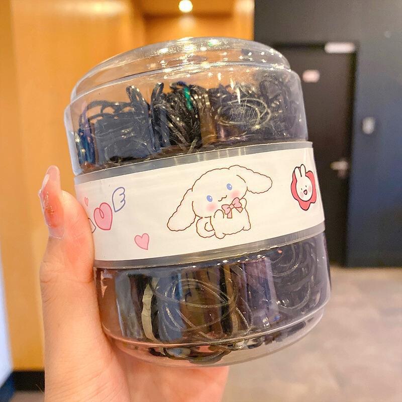 子供の高弾力ゴムの髪輪の女の子の赤ちゃんの缶は使い捨ての皮の筋を詰めて髪の毛のひもの皮の筋を刺して髪を飾ります。|undefined