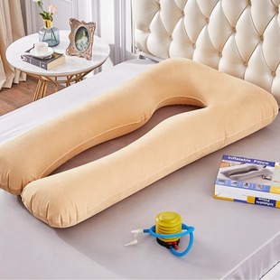 2020 new multi-functional maternity pillow outdoor travel side pillow inflatable U-shaped nap pillow cushion wholesale