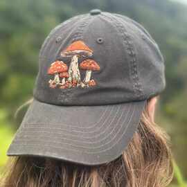 蘑菇图案帽子Mushroom Hat Mushroom Lover Gift