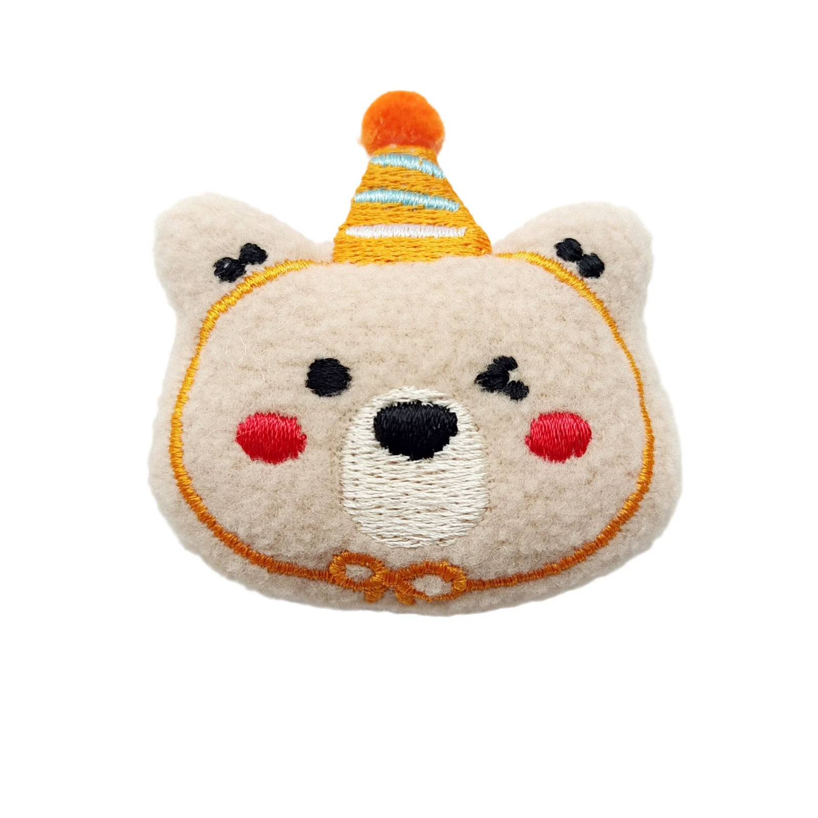 Cartoon cute plush doll, brooch, hair accessory, with little bears, cat