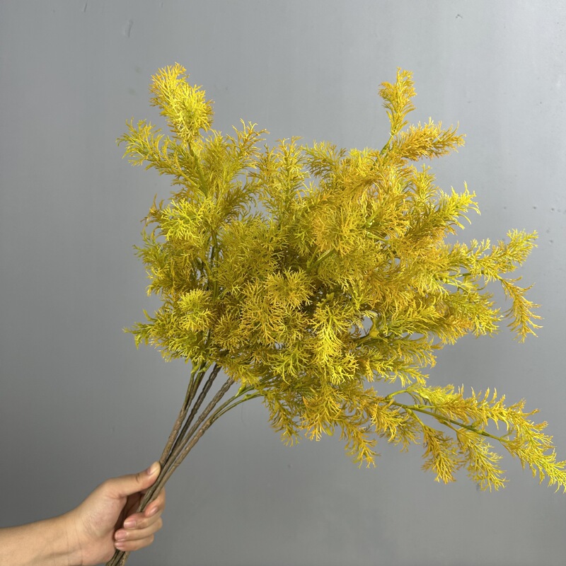 Layered Gold Fragrant Willow Handmade DIY Floral Photography Props Artificial Greenery Pine Tree Pine Grass Layered Gold Fragrant Willow Handmade DIY Floral Photography Props Artificial Greenery Pine Tree Pine Grass