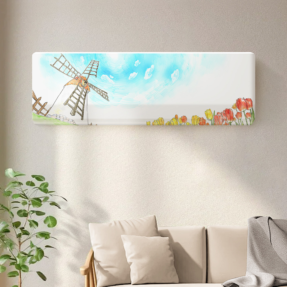 Aire acondicionado cubierta a prueba de polvo colgante general tipo de pared aplicable a la belleza de la cubierta de todo incluido Heigree Xiaomi 2024 nuevo