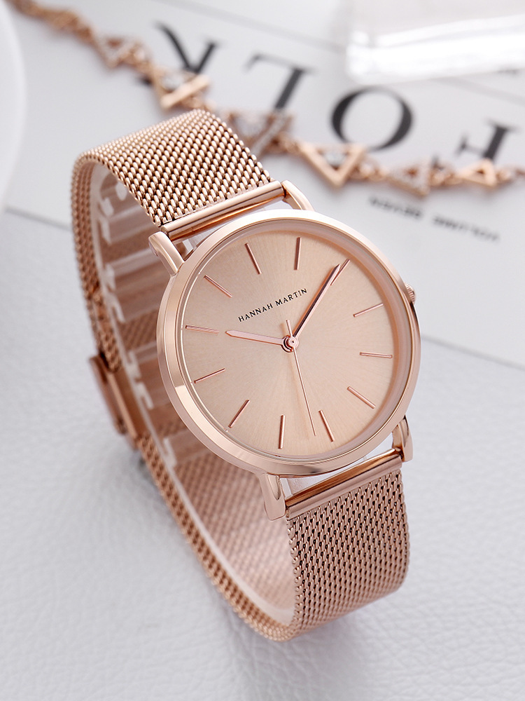 Elegant Solid Color Jewelry Buckle Quartz Women's Watches display picture 3