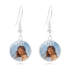 泰勒斯威夫特霉霉音樂專輯耳環女跨境歐美Taylor Swift耳墜耳鈎