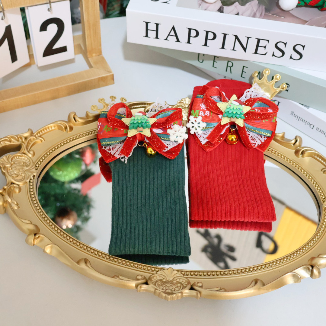 크리스마스 트리 원앙 양말