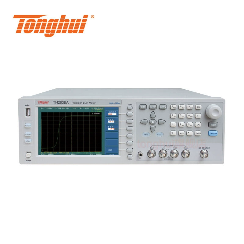 Агент высокопроизводительной точности Tonghui TH2838A автоматический баланс 1 МГц цифровой анализатор импеданса моста