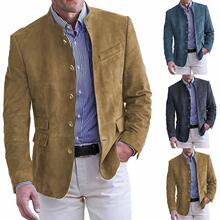 V 60326 Men's suede blazer ��ʿ��Ƥ��װ���׿羳����ͨ��