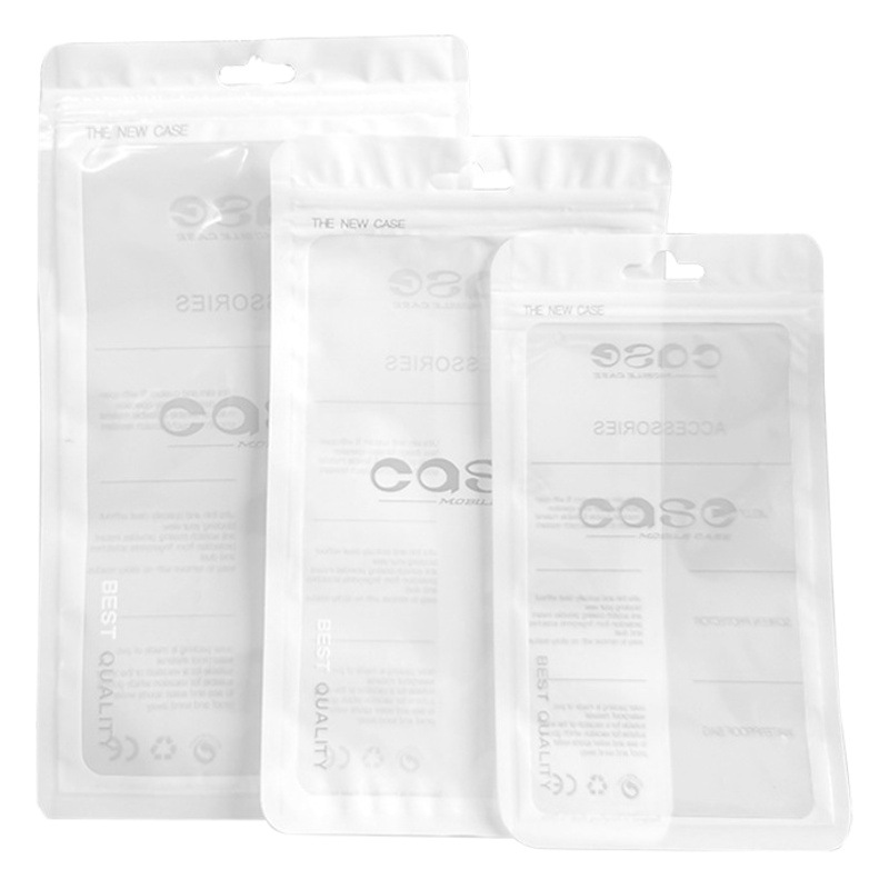 Bolso de empaquetado de la cáscara del teléfono móvil blanco y negro al por mayor de dos colores bolso de empaquetado de la cáscara del teléfono móvil de 5,5 pulgadas