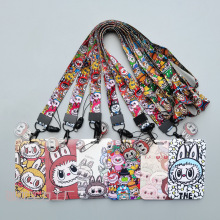 亚马逊可爱ins风卡通公交卡套带脖挂绳子学生饭卡校园卡