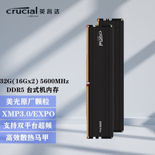 适用台式机DDR5 英睿达 Crucial Pro 美光 马甲条 原厂颗粒