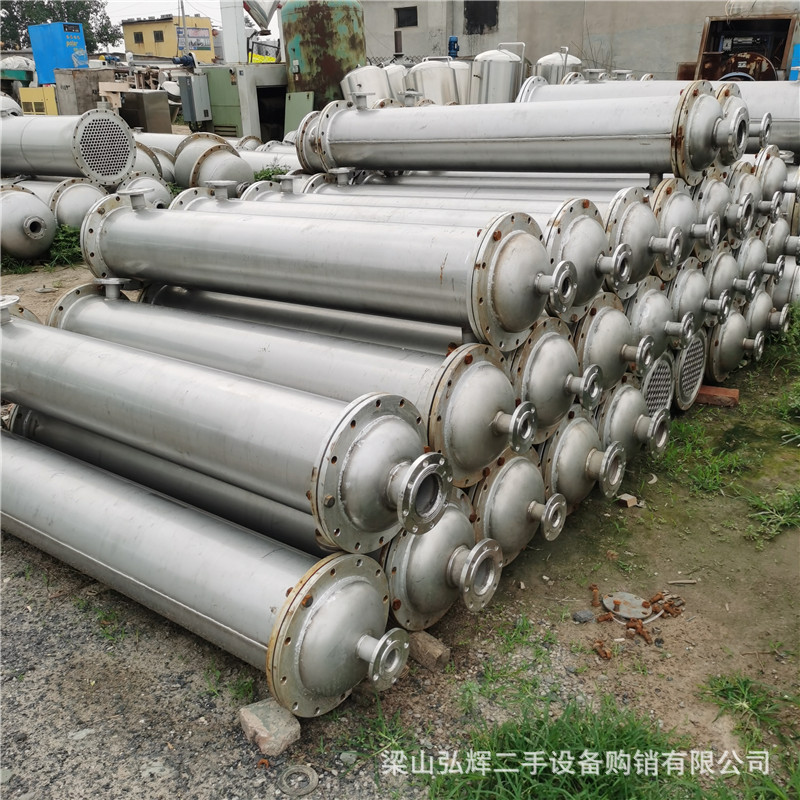 九成新不锈钢列管冷凝器 不锈钢列管冷凝器强制循环挥发器