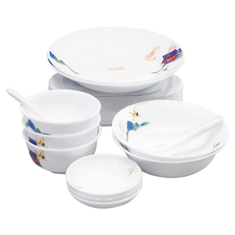 Corelle Brands Corning Ice Exquisite Sheng Shiminghe Series Tableware 13-piece Set