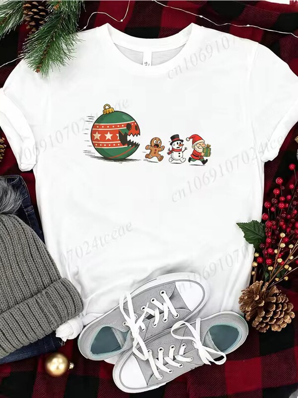 Funny Christmas Cookie Gingerbread Shirt Vintage Holiday Graphic Gingerbread T-Shirt Clothing Christmas Party T-Shirt Gift