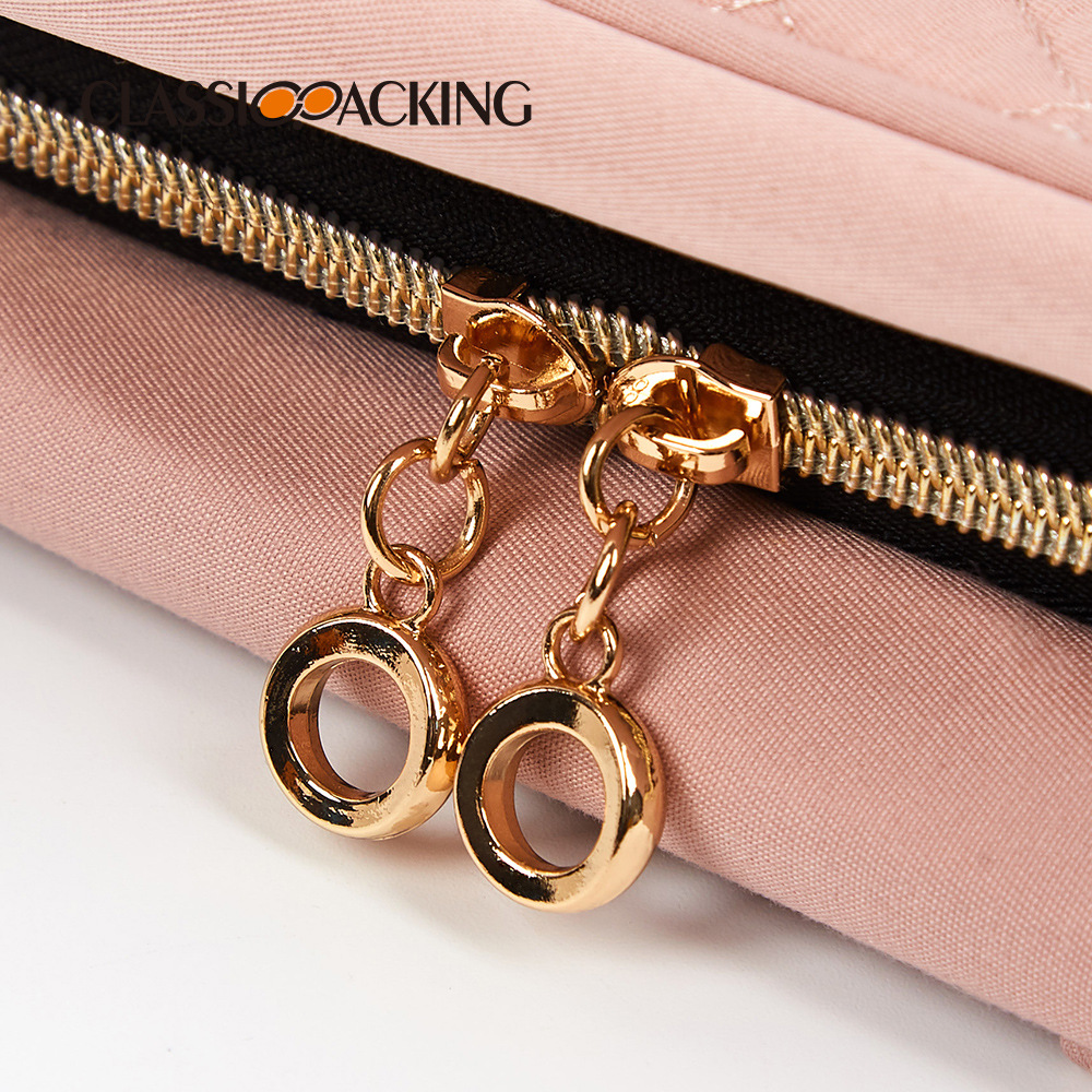 Bolsa de almacenamiento de herramientas cosméticas multifuncionales al por mayor de fábrica de gran capacidad impermeable material de viaje portátil simple bolsa de cosméticos