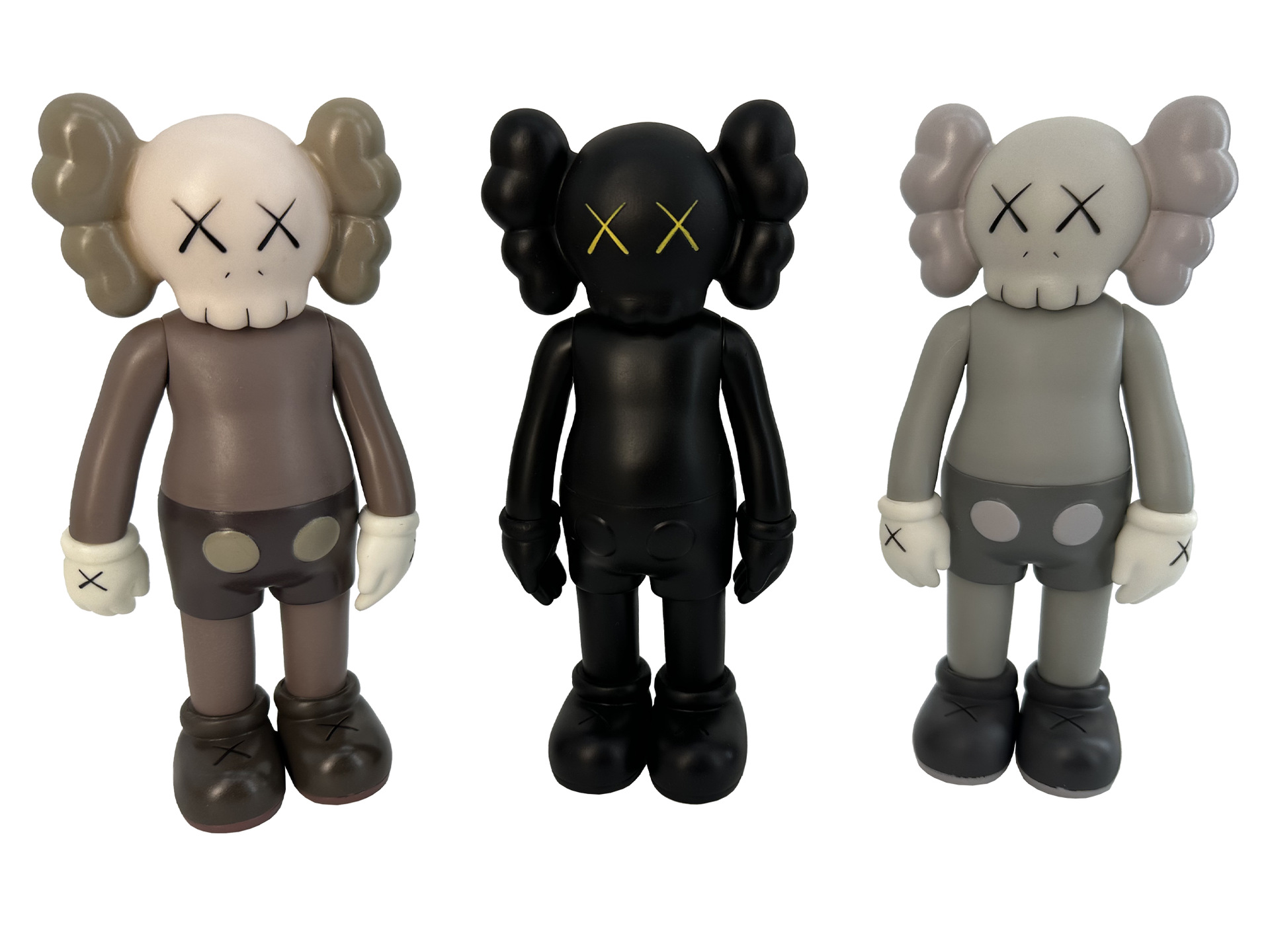20cm prototype black and gray coffee three-piece set [boxed]