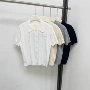 夏季柔软短袖翻领开衫
