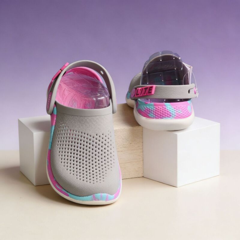 In-Stock Fast Shipping Crocs Literide Beach Sandals Lightweight Non-Slip Water Shoes Anti-Slip