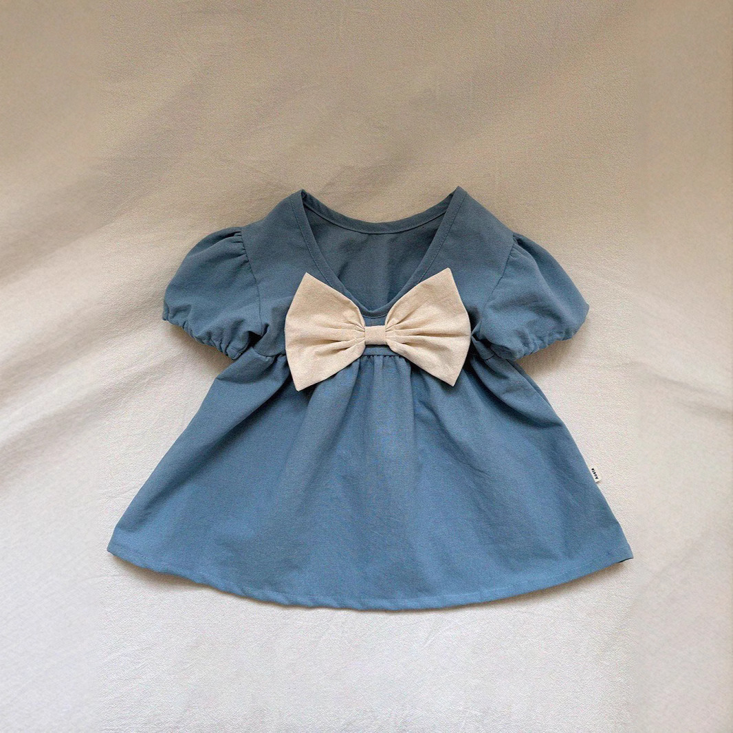 106059819@qq.com Nouvelle collection de vêtements pour enfants style coréen été 2026 - Robe de princesse élégante pour bébé fille_voghion.com