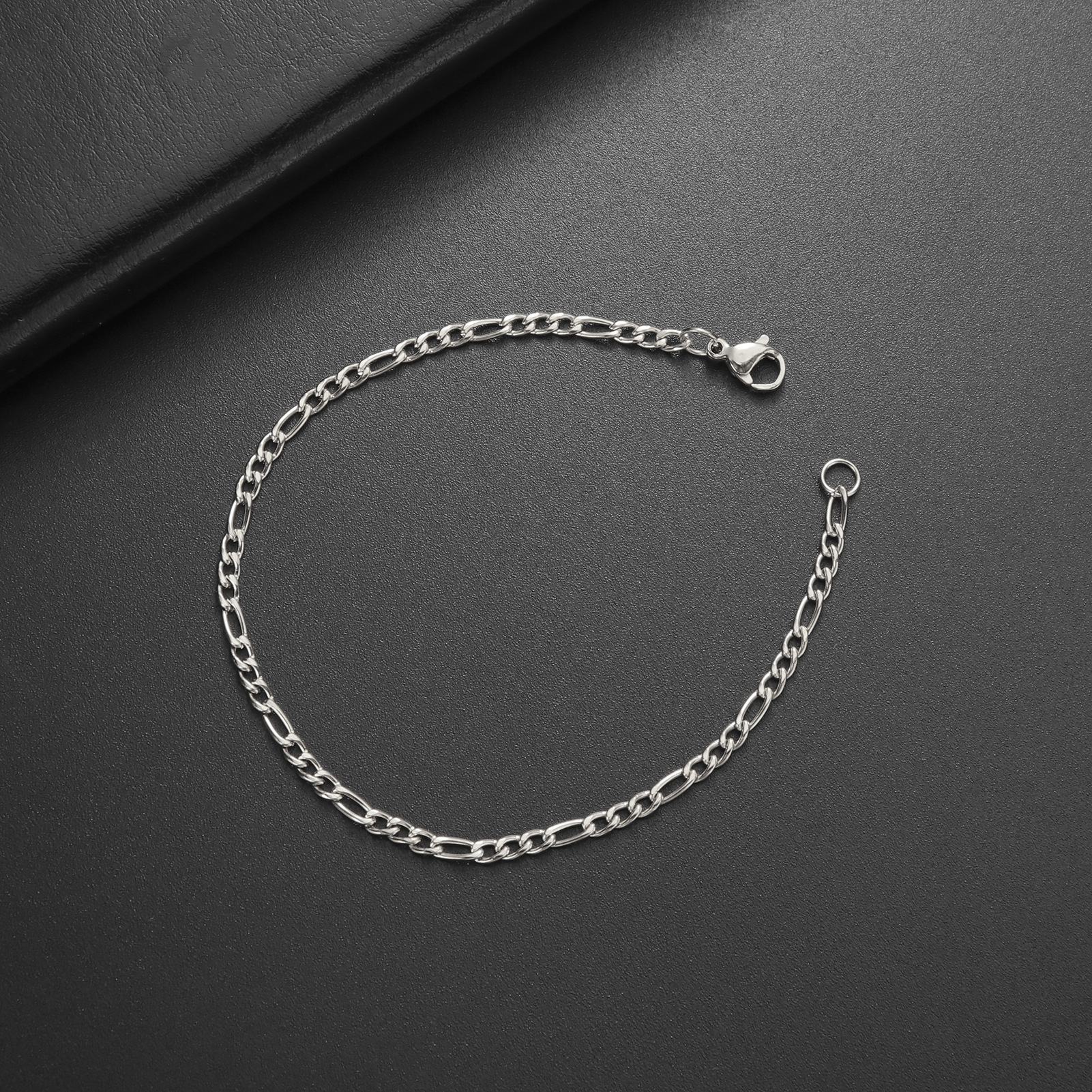 20g Weight Bracelets Classification Daily, Street Occasion Titanium Steel Material Geometric Pattern Men's Gender Plating Design Casual, Simple Style Style Casual Simple Style Geometric Titanium Steel Plating Men's Bracelets Men's Chain Bracelets 8