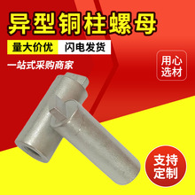 异型铜柱螺母铜镀锡螺母工厂店源头工厂批发按需制作CNC车床件