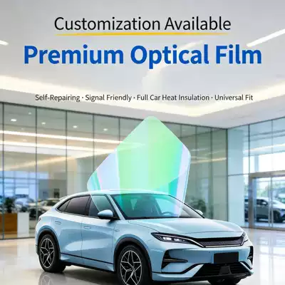 Car Optical Film Explosion-Proof Nano Ceramic High Insulation Front Side Shield Imperial Purple Solar Film Rose Ghost Car Window Film