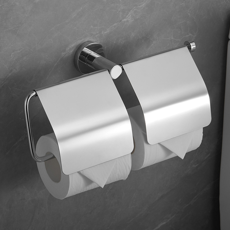 Bathroom tissue holder, copper chrome plated, waterproof toilet paper holder, bathroom tissue box, toilet tissue dispenser, toilet paper roll holder, tissue holder rack