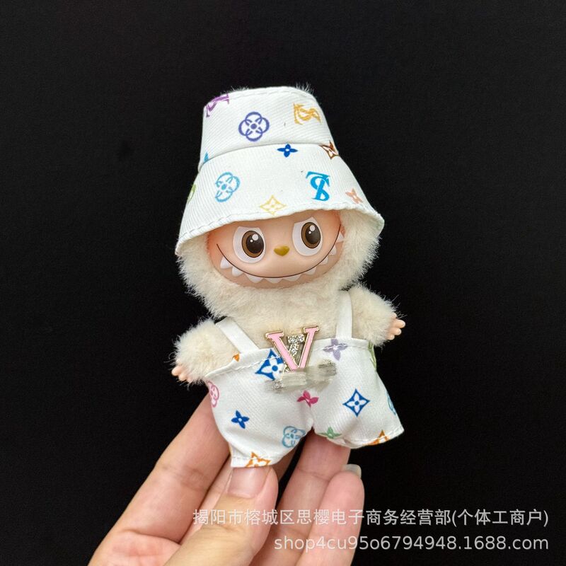 仅衣服适用四代心底密码4.0拉布布娃衣mini版Labubu迷你公仔套装|undefined