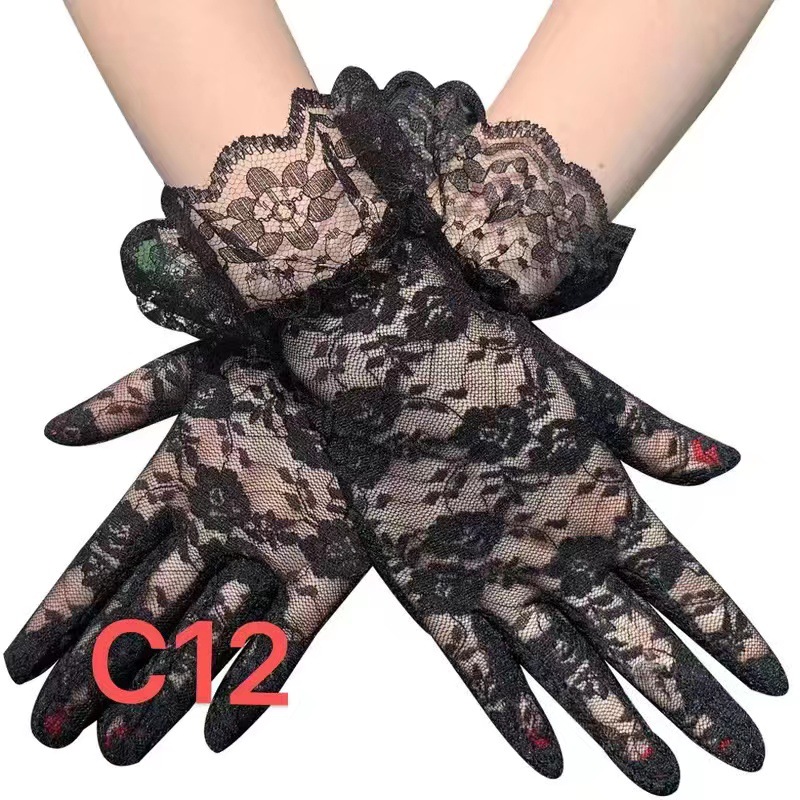 Sensory Accessory Set with Eye Mask, Cat Ear Headband, Bell Collar and Lace Gloves — detail image 39